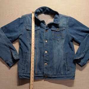 WearJeans fleece lined denim jacket, XL, Blue, Excellent condition